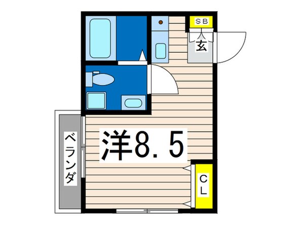 プランドール横濱の物件間取画像